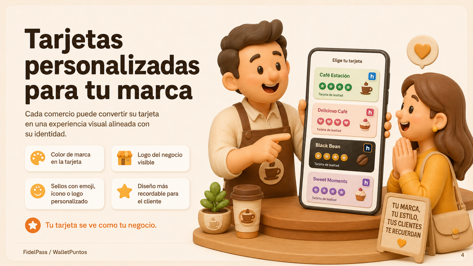 Tarjetas personalizadas